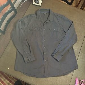 Apt. 9 Men's Gray Dress Shirt